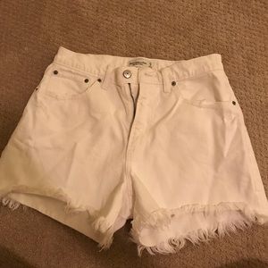 High Rise Jean Shorts